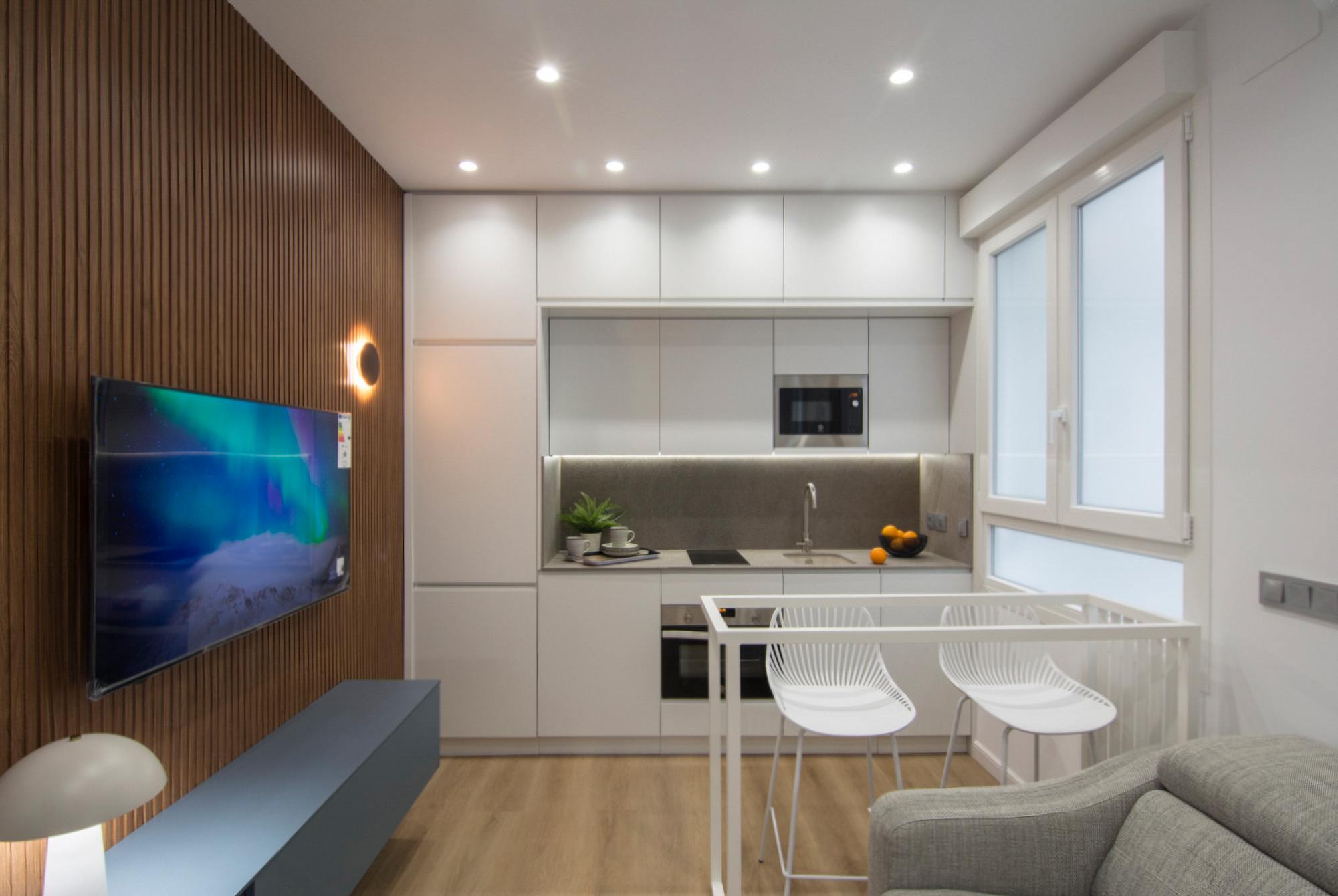 living - Piso de 45m² en alquiler en Sant Francesc, Valencia - gallery thumbnail - 2