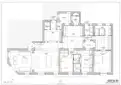 living - Piso de 350m² en venta en Recoletos, Madrid - Plano del piso thumbnail - 1
