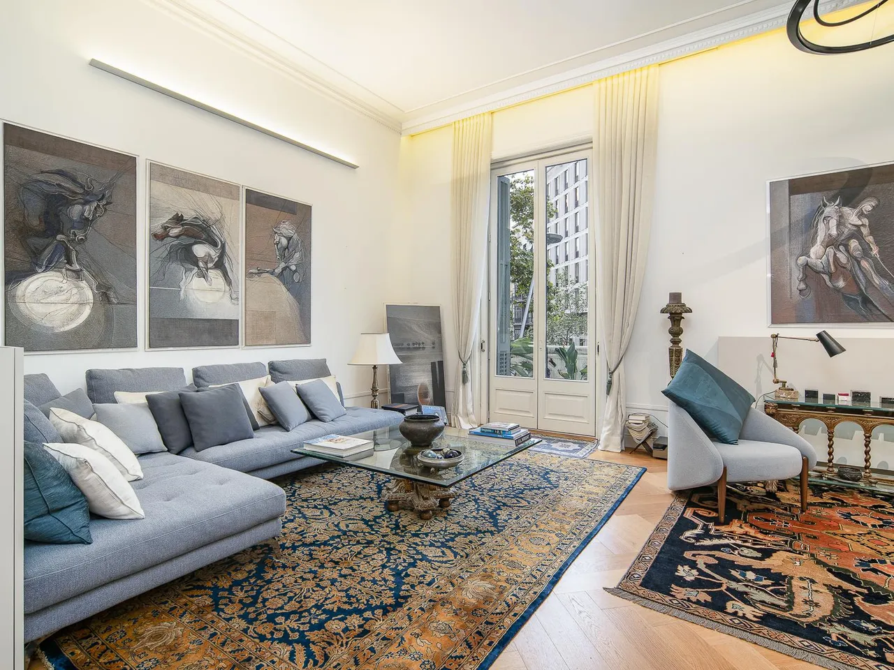 living - 134m² apartment with 26m² terrace for sale in Eixample Right - gallery - 4