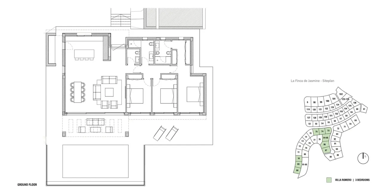 living - New build luxury villa for sale with sea views in La Alquería, Benahavís - Floor Plan - 4