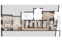 living - Piso de 133m² en venta en Malasaña, Madrid - Plano del piso thumbnail - 1