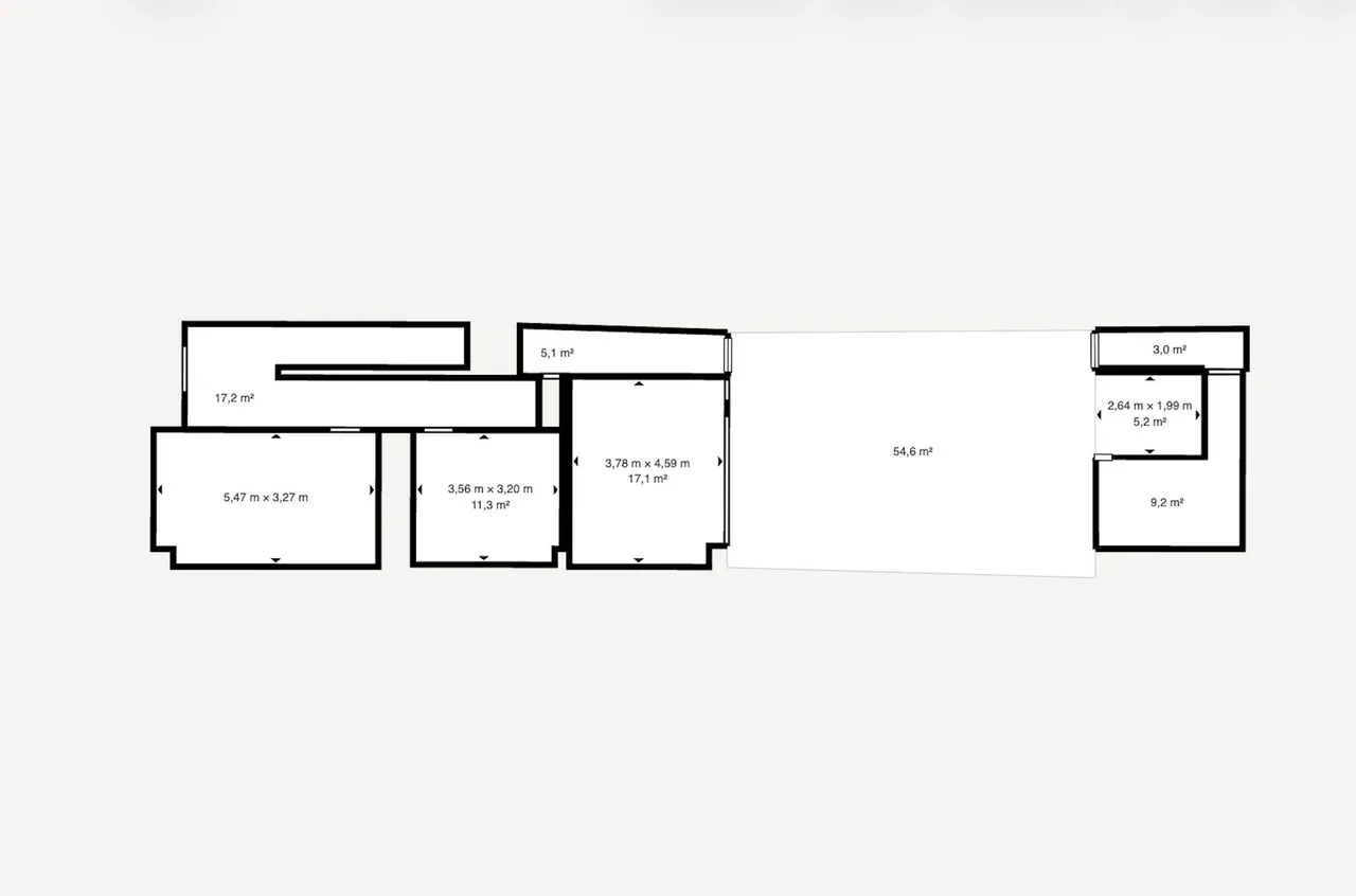 living - Casa / villa de 297m² en venta en Playa Malvarrosa/Cabanyal - Plano del piso - 2