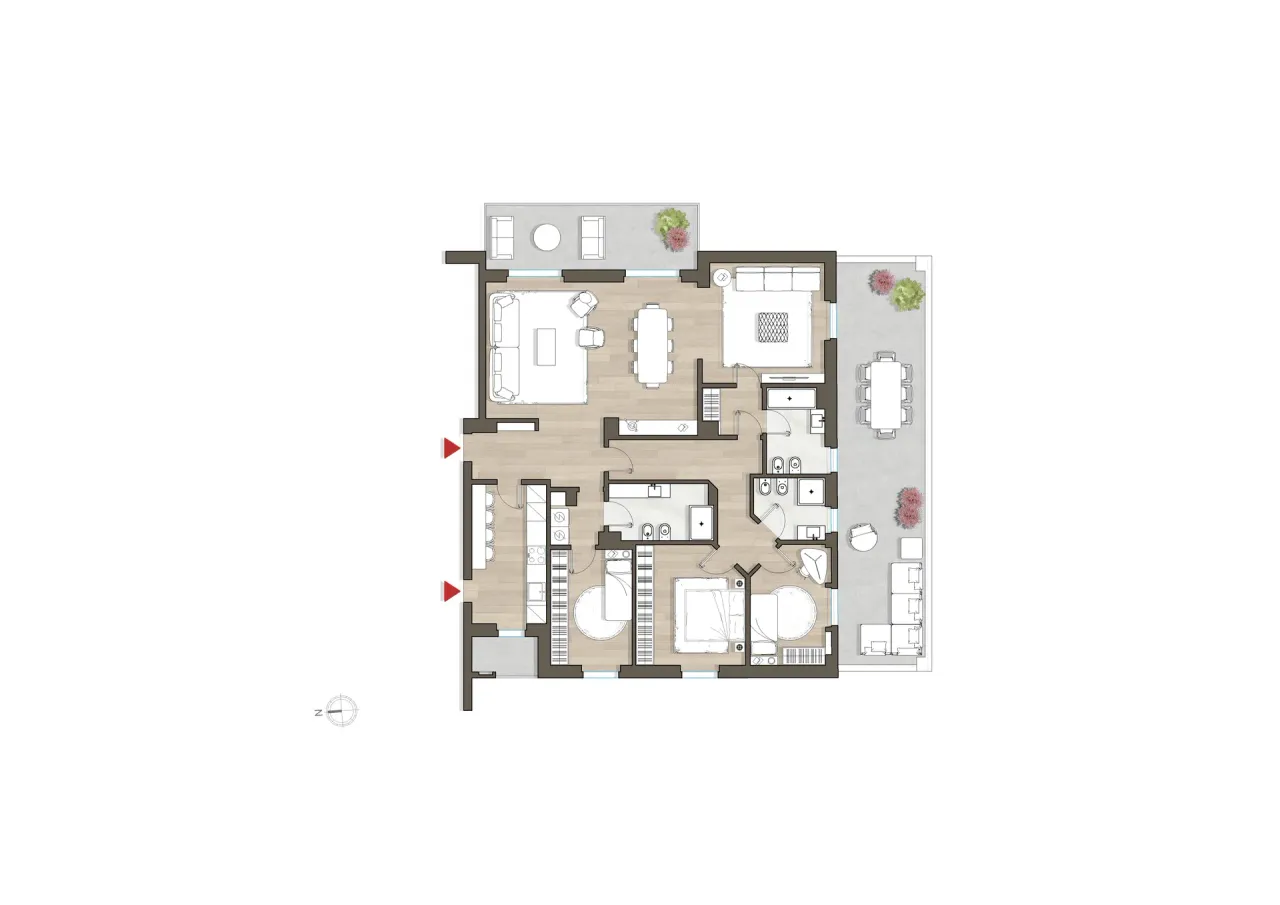 living - Nievo 19 - Living - Dils - Floor Plan - 1