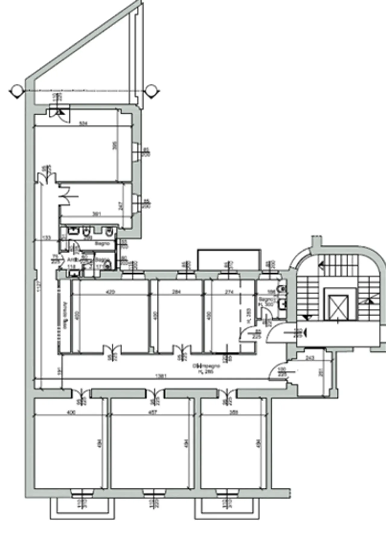 office - Vercelli 42 - Oficinas - Dils - Plano del piso - 1