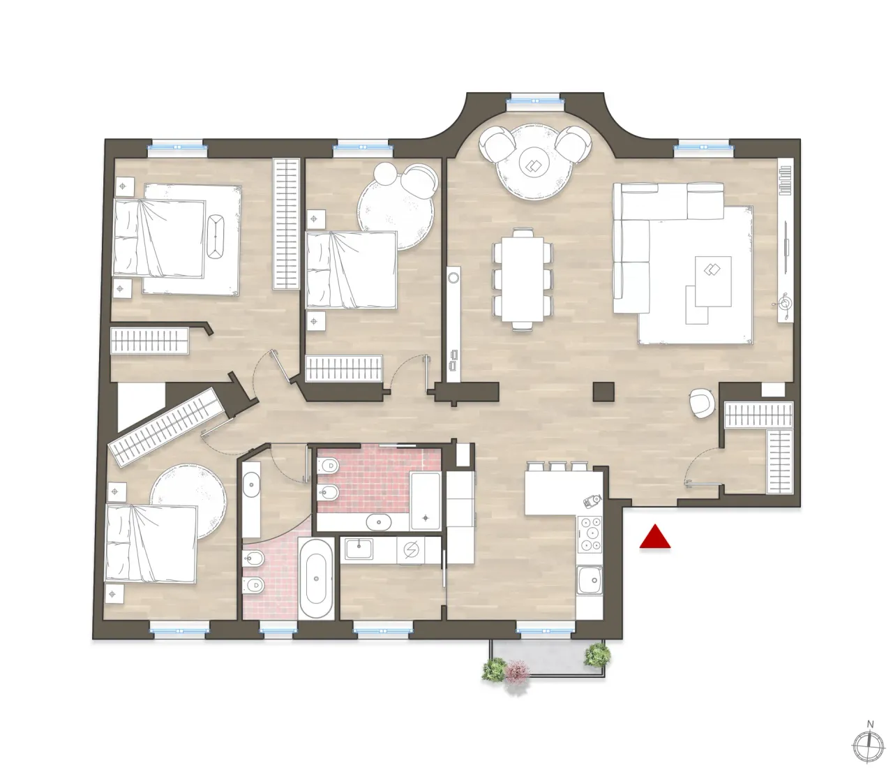 living - Bianca Maria 10 - Living - Dils - Floor Plan - 1
