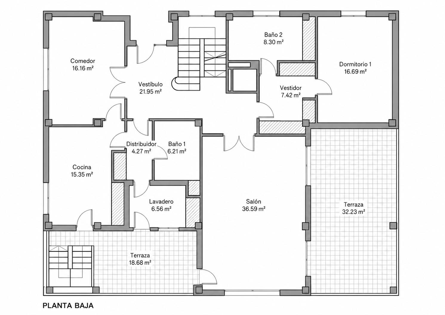 living - 558m² house / villa for sale in Alfinach, Valencia - Floor Plan - 4
