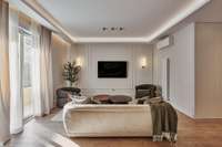 living - 275m² apartment with 14m² terrace for sale in Goya, Madrid - gallery thumbnail - 2