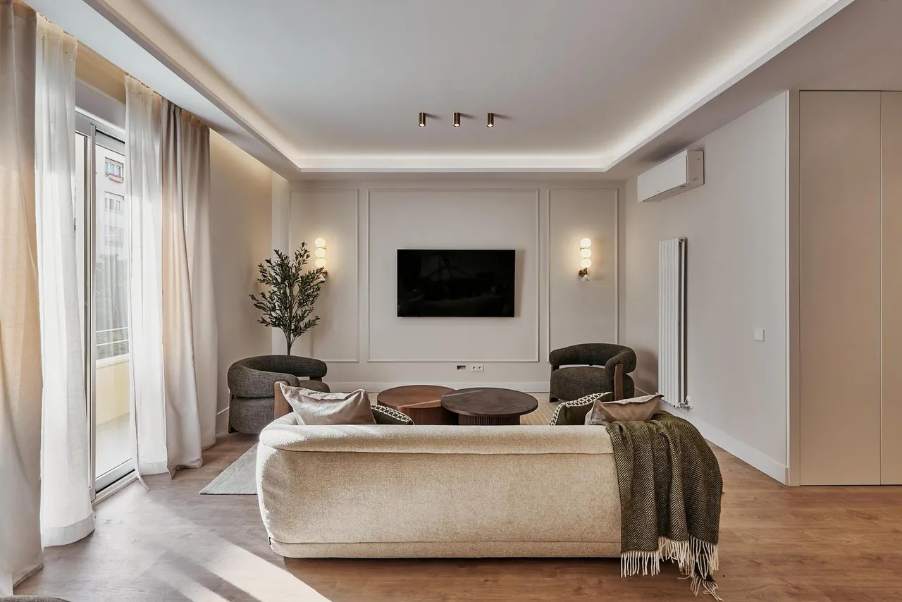 living - Piso de 275m² con 14m² terraza en venta en Goya, Madrid - gallery - 2