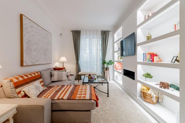 living - Piso de 104m² en alquiler en Trafalgar, Madrid - featured
