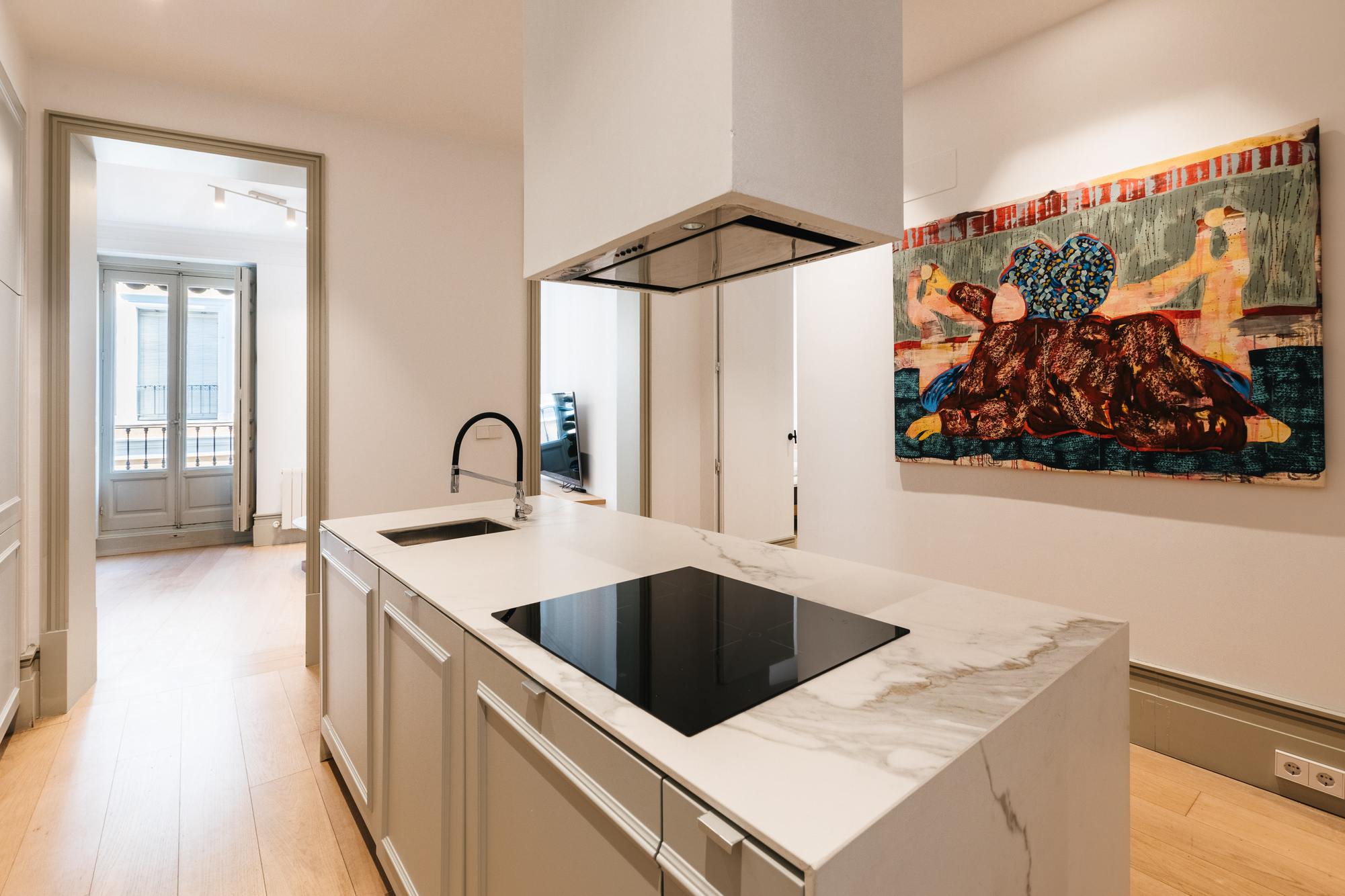 living - 100m² apartment for rent in Chueca - Justicia, Madrid - gallery - 8