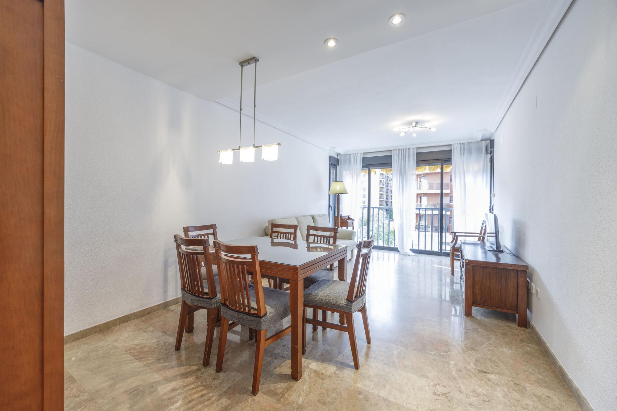 living - Piso de 98m² en alquiler en Ciudad de las Ciencias - featured
