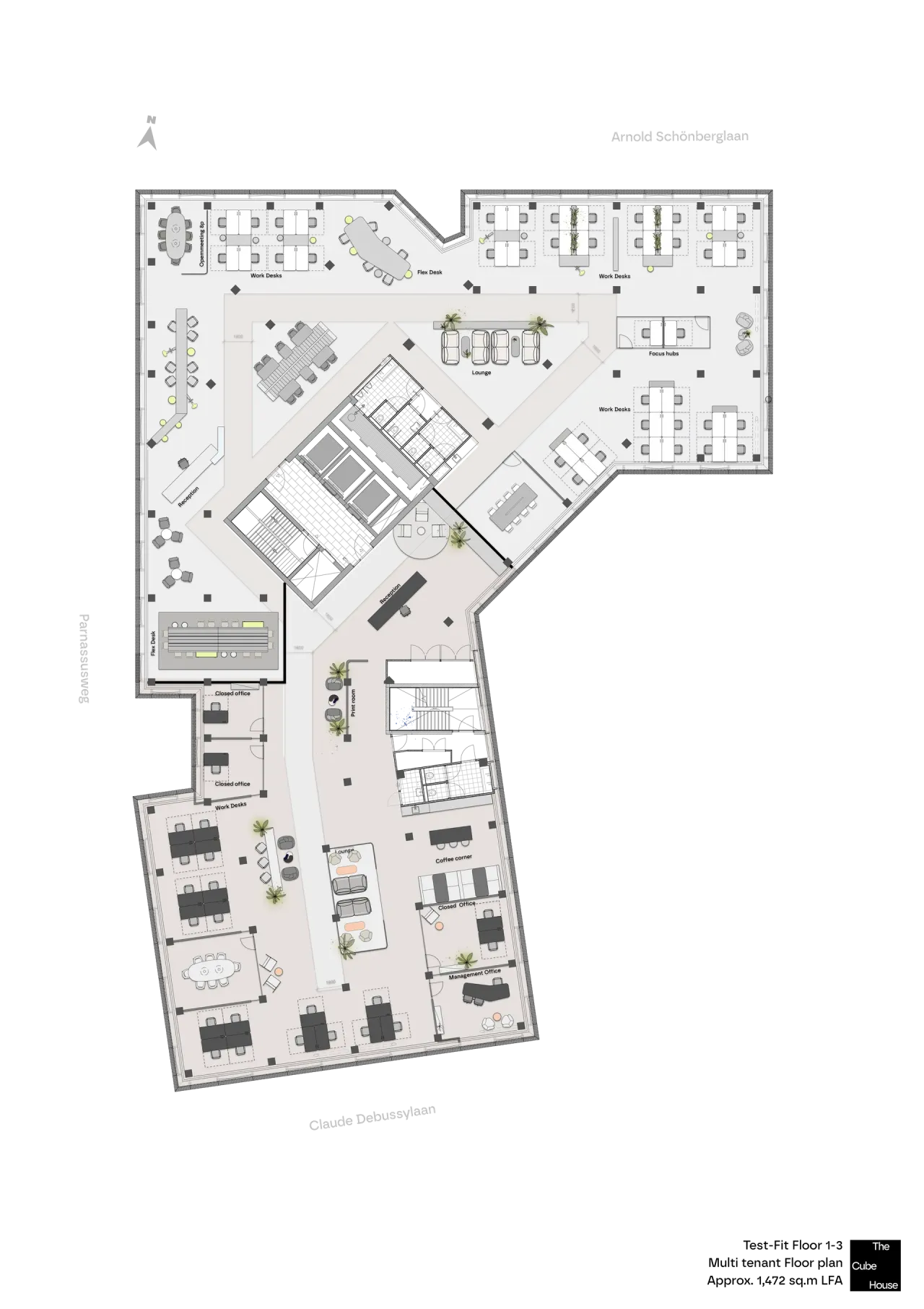 office - The CubeHouse - Office - Dils - Plan d'étage - 6