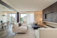 living - 211m² apartment with 17m² terrace for sale in Turó Park - gallery thumbnail - 1