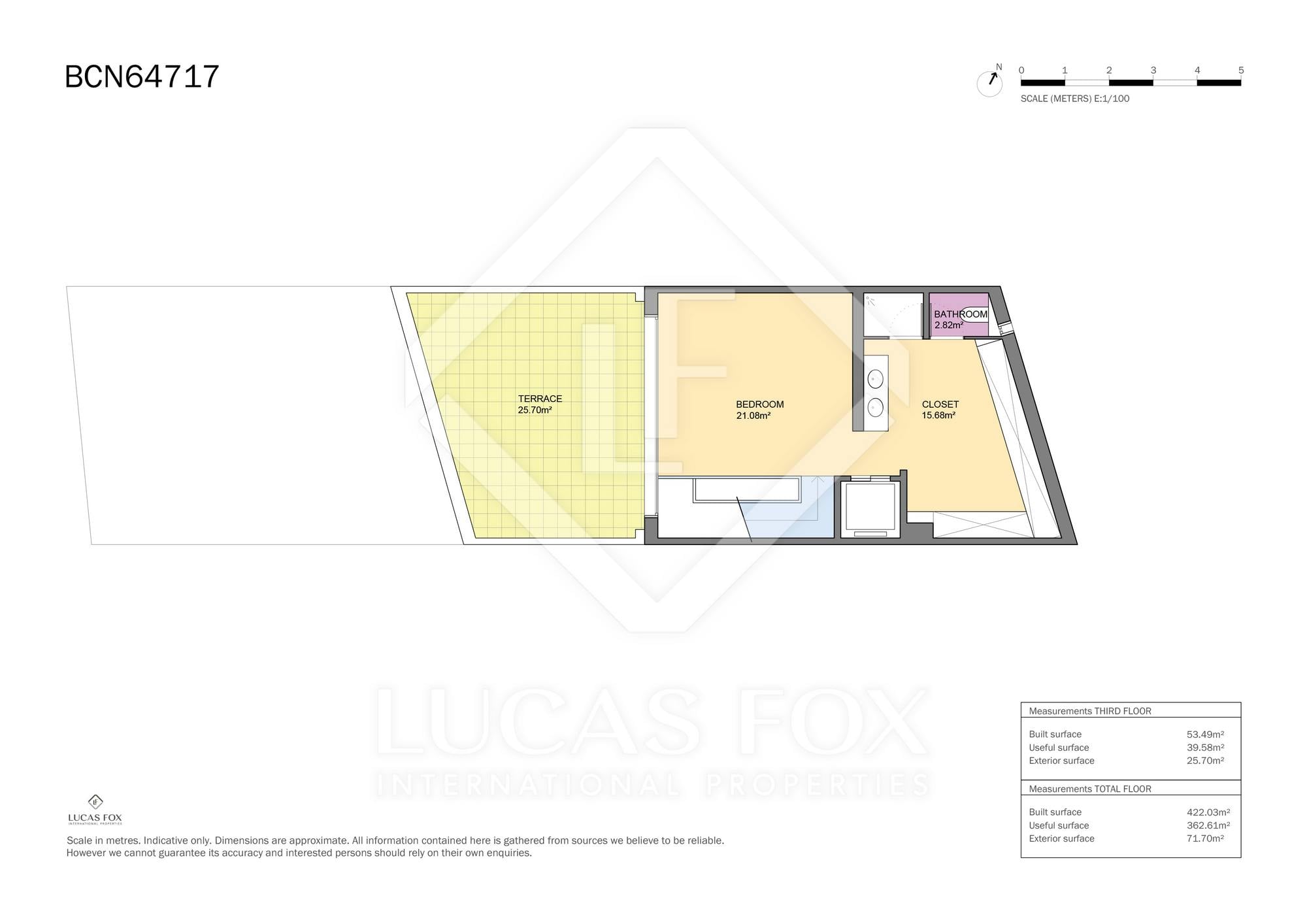 living - Casa / villa de 422m² con 71m² terraza en venta en Sarrià - Plano del piso - 5