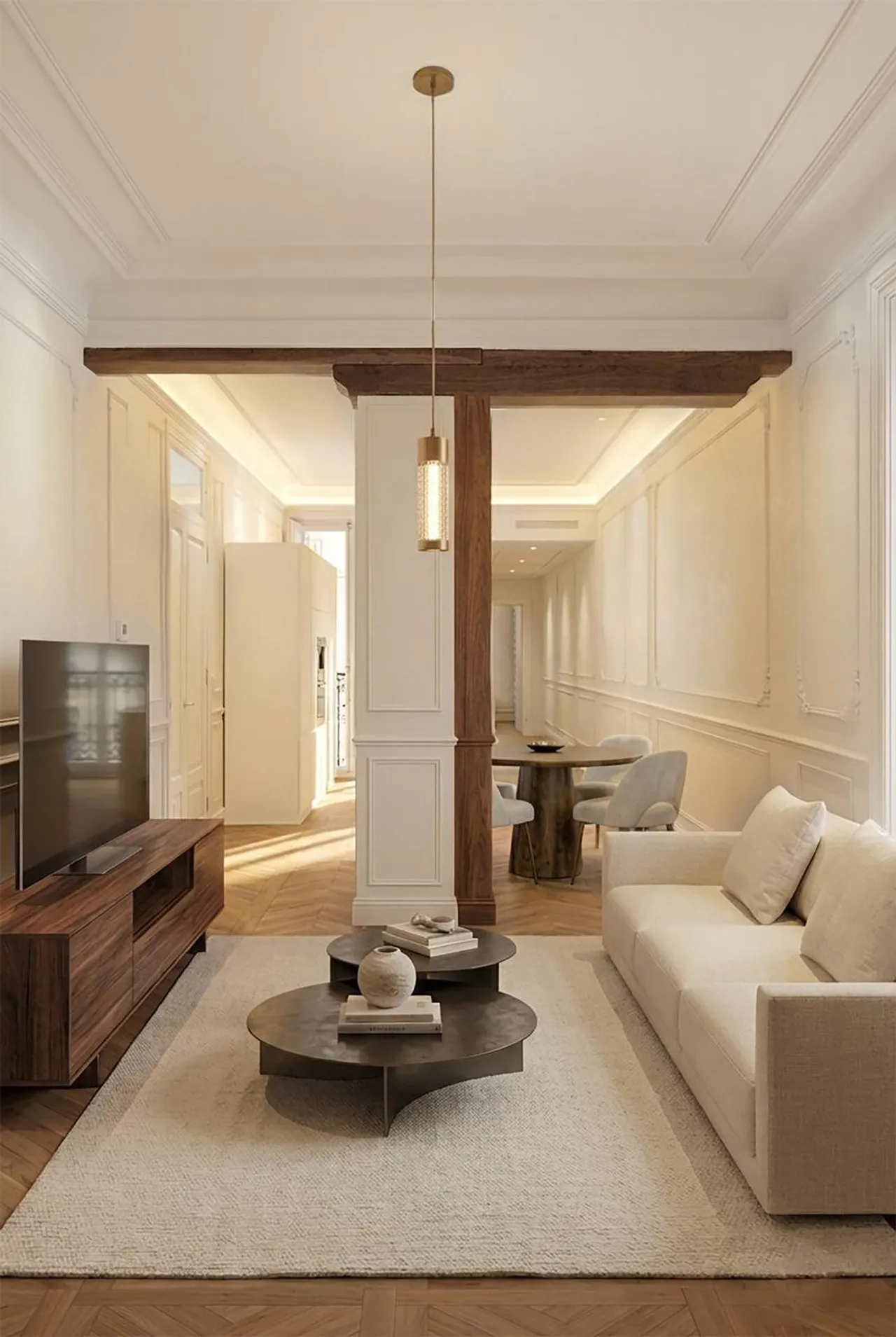 living - Piso de 194m² en venta en Chueca - Justicia, Madrid - gallery - 3