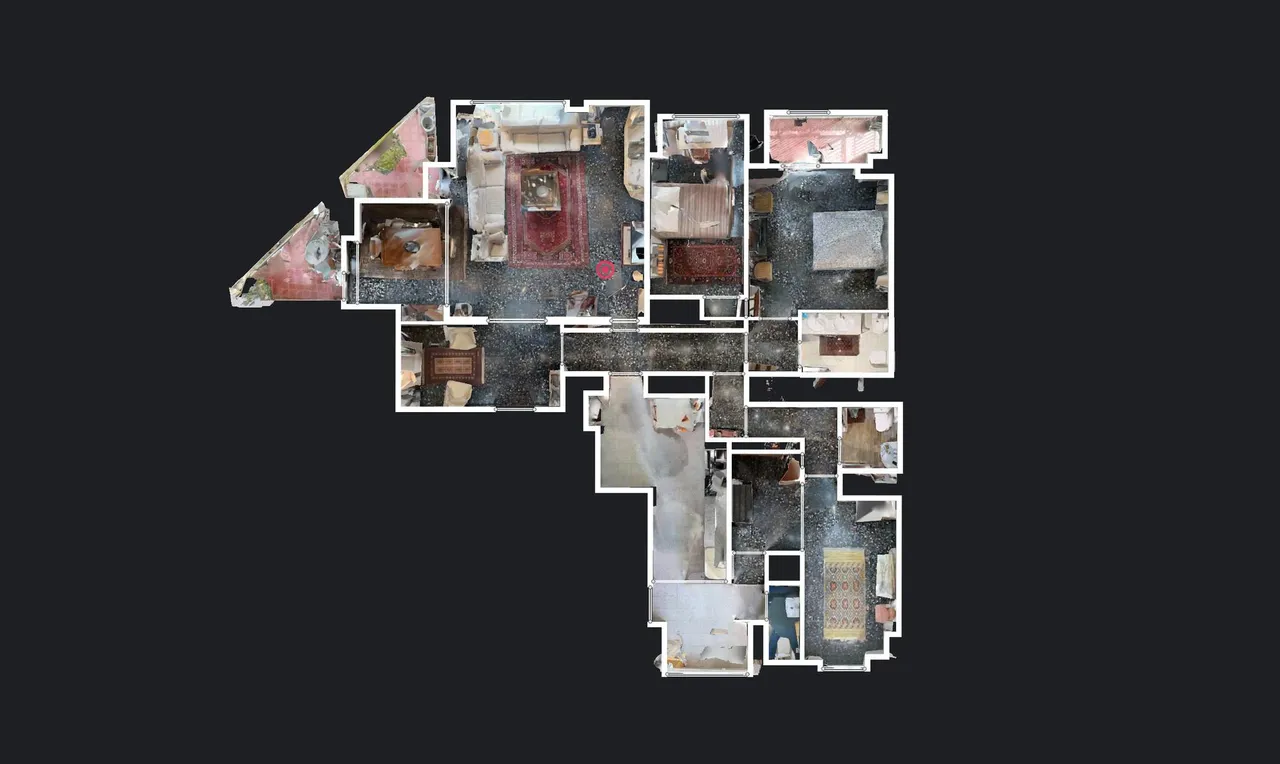 living - 168m² apartment with 9m² terrace for sale in Gran Vía - Floor Plan - 1