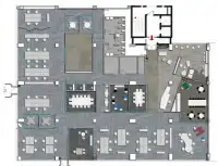 office - Assago Milanofiori - Palazzo F6 - Office - Dils - Plan d'étage thumbnail - 1