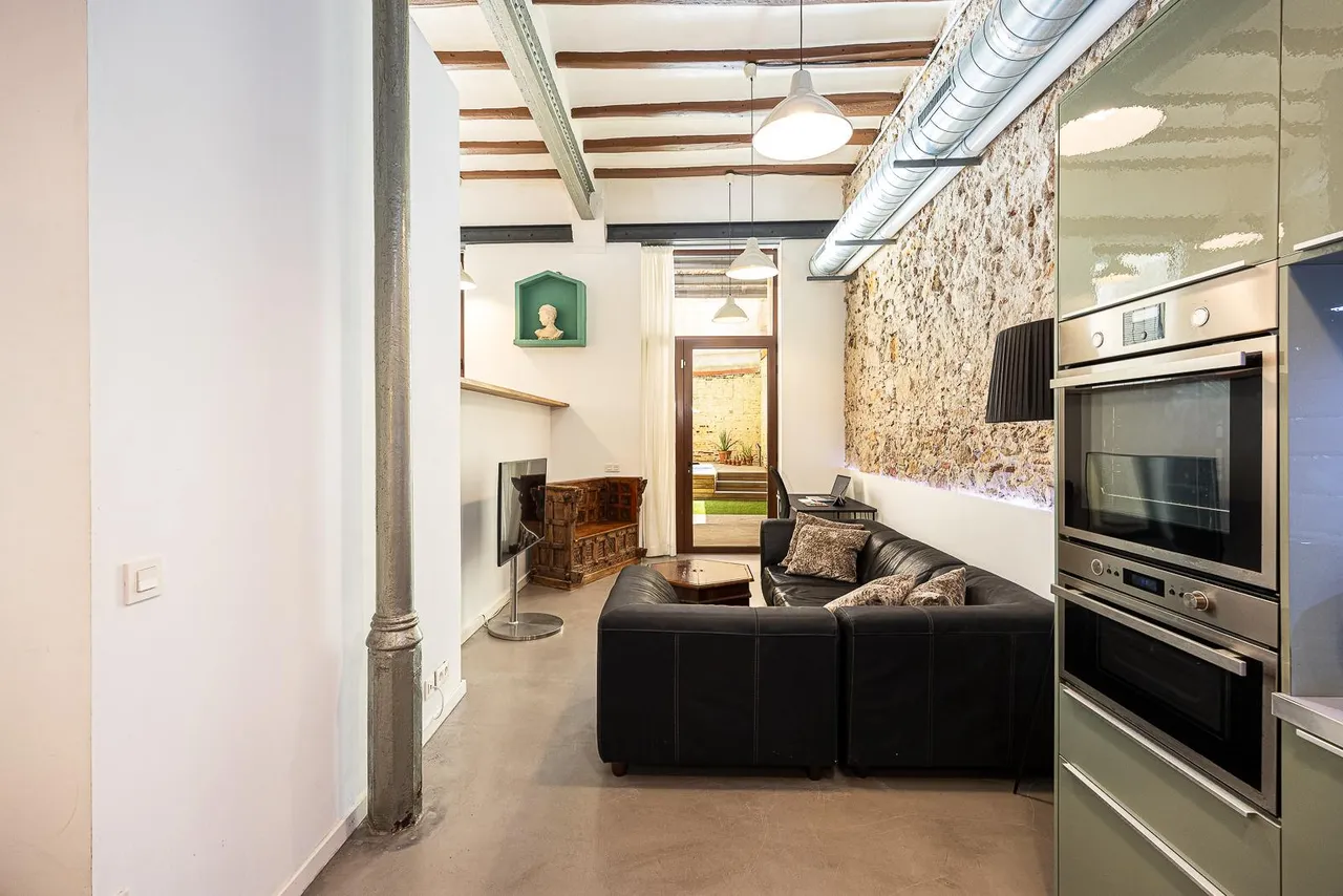 living - 99m² apartment with 55m² terrace for sale in El Raval - gallery - 10