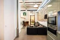 living - Piso de 99m² con 55m² terraza en venta en El Raval - gallery thumbnail - 10