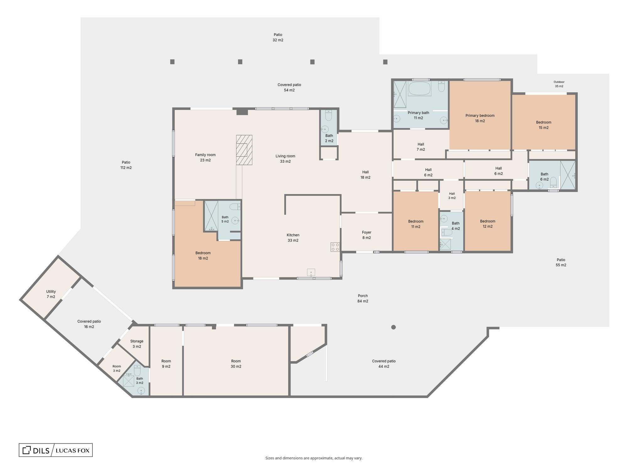 living - Casa / villa de 698m² en venta en Cabrera de Mar, Barcelona - Plano del piso thumbnail - 3