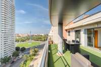 living - 100m² penthouse with 65m² terrace for sale in Ciudad de las Ciencias - gallery thumbnail - 2