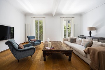 living - Piso de 174m² con 6m² terraza en alquiler en Eixample Izquierdo - featured