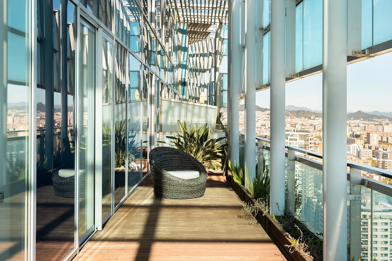 living - 255m² penthouse for rent in Diagonal Mar, Barcelona - gallery - 8