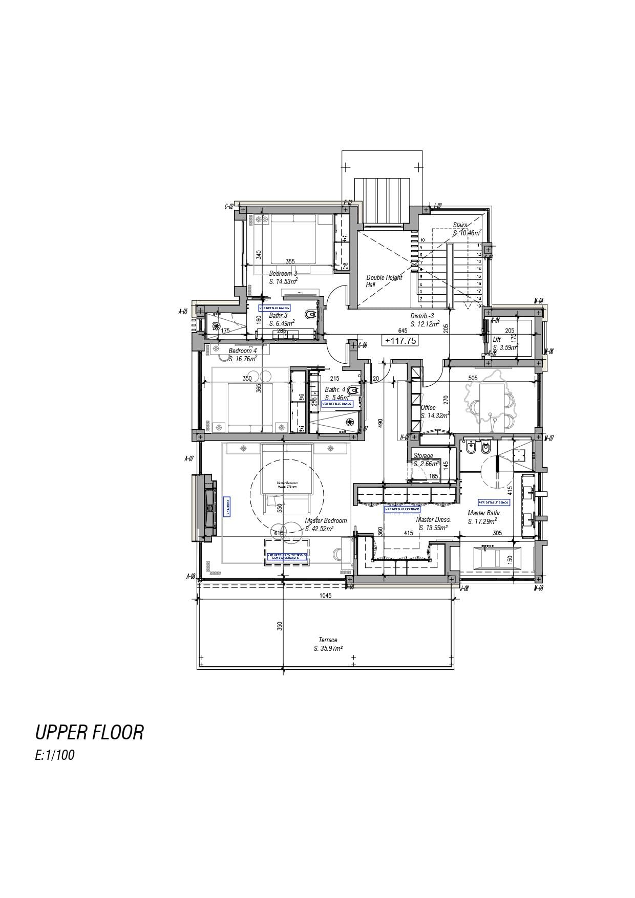 living - 848m² house / villa with 392m² terrace for sale in Golden Mile - Floor Plan - 3