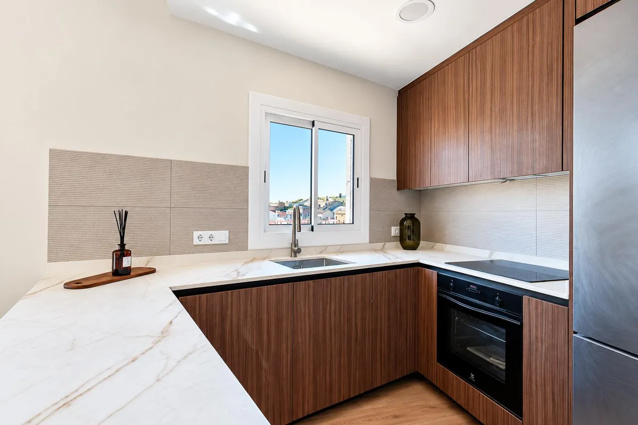 living - Ático de 90m² con 64m² terraza en venta en Sants-Badal - gallery - 8