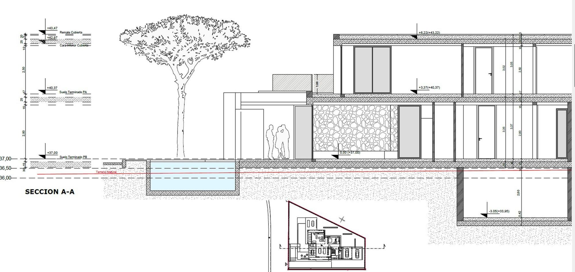 living - Parcela de 1,043m² en venta en Santanyí, Islas Baleares - Plano del piso thumbnail - 3