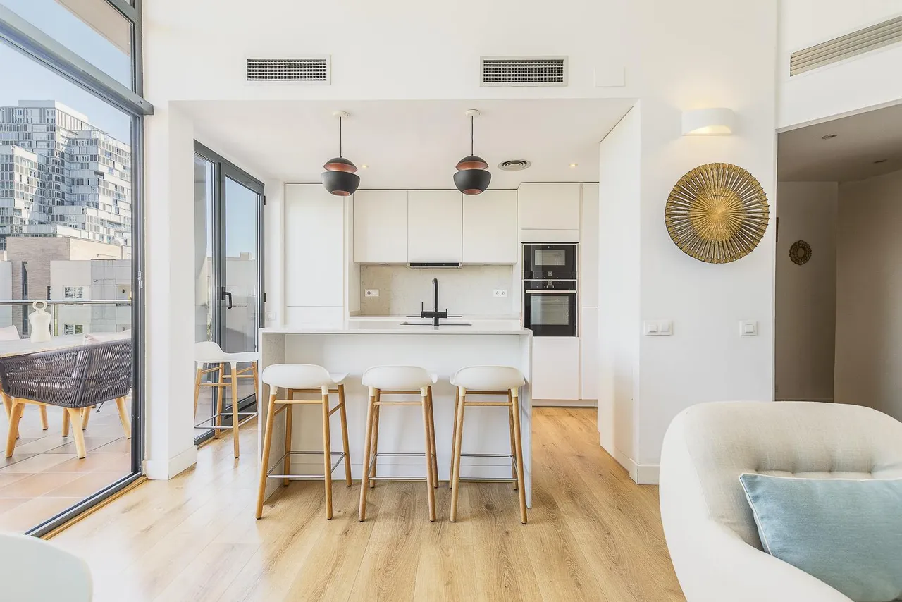 living - 97m² apartment with 20m² terrace for sale in Diagonal Mar - gallery - 10