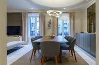 living - 120m² apartment for rent in Castellana, Madrid - gallery thumbnail - 2