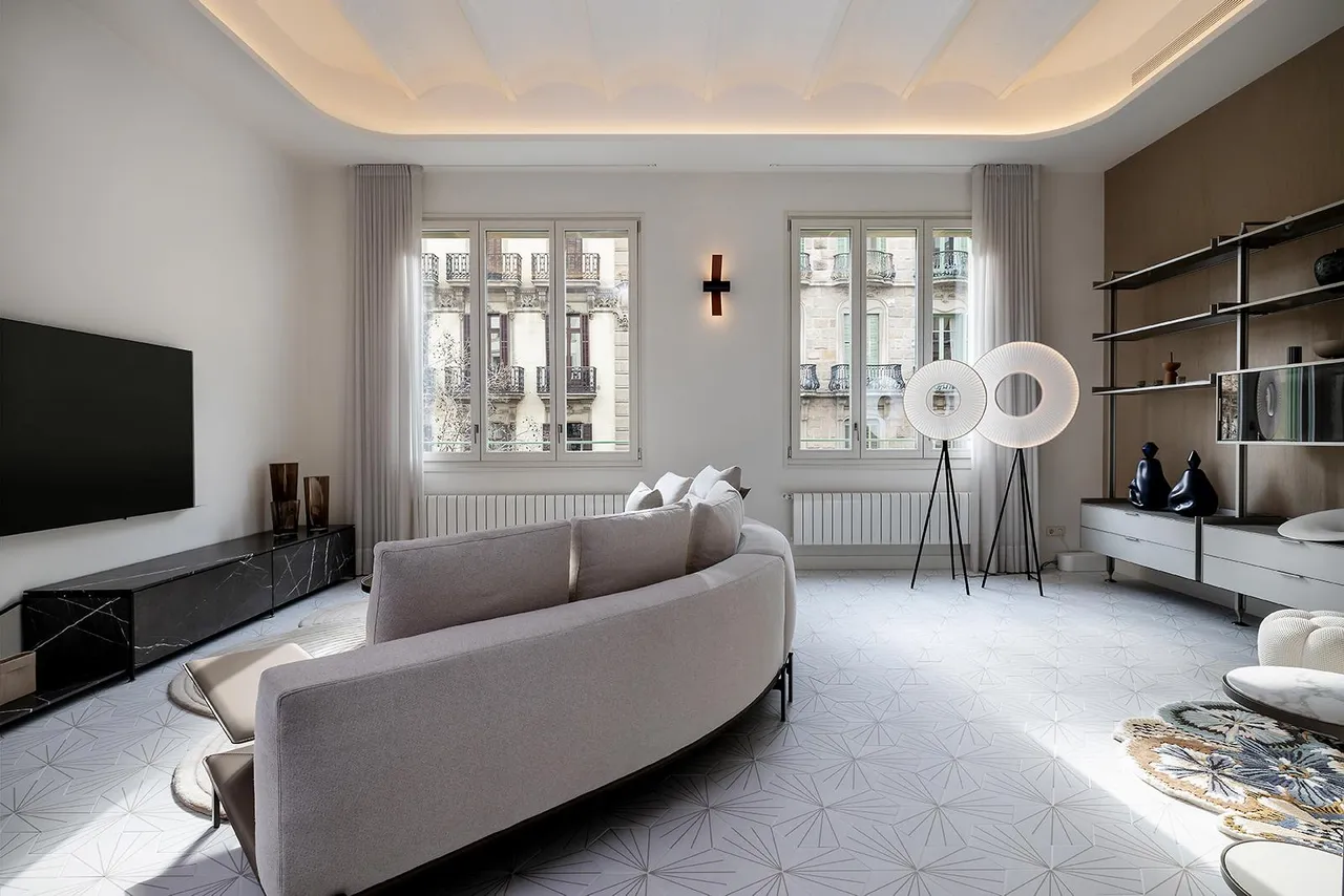 living - 152m² apartment for sale in Eixample Right, Barcelona - gallery - 8