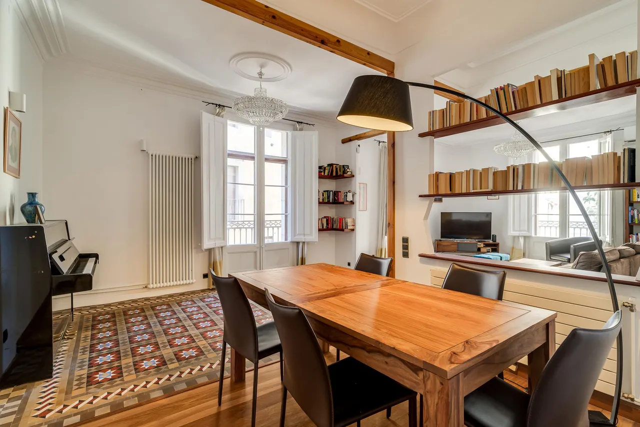 living - Piso de 193m² con 7m² terraza en venta en Gótico, Barcelona - gallery - 8