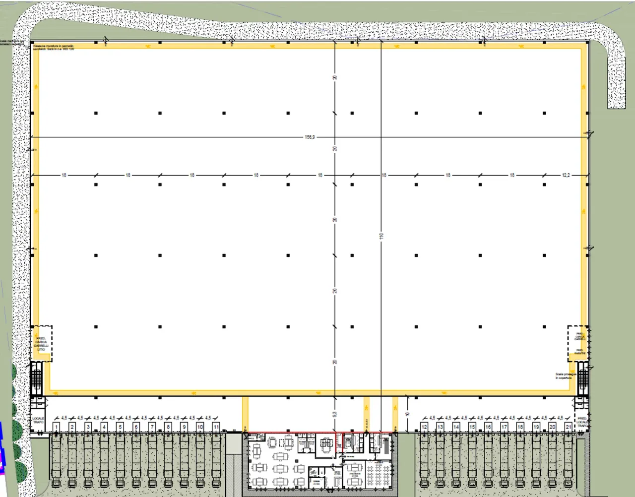 logistics - Piacenza Est - Logistica - Dils - Planimetria - 1