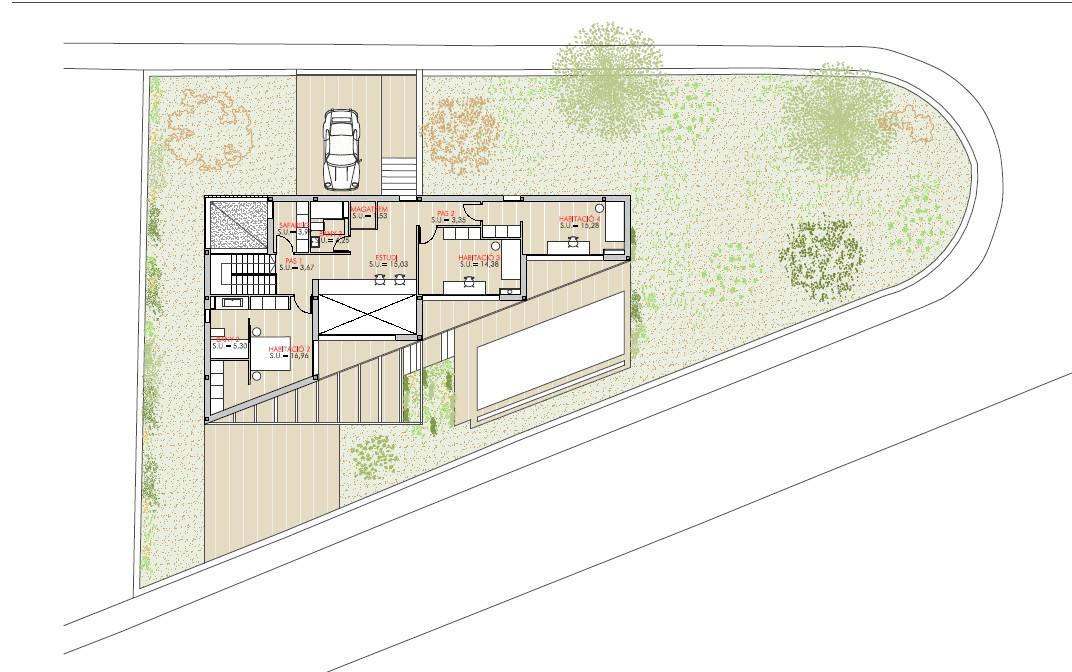 living - 336m² house / villa for sale in Vilassar de Dalt, Barcelona - Floor Plan thumbnail - 3