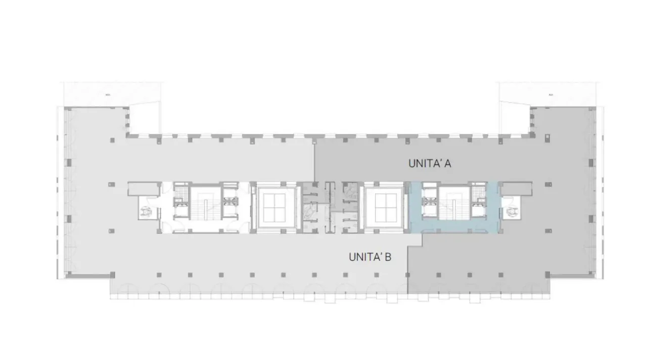 office - 23/31 EUR Center - Uffici - Dils - Planimetria - 1