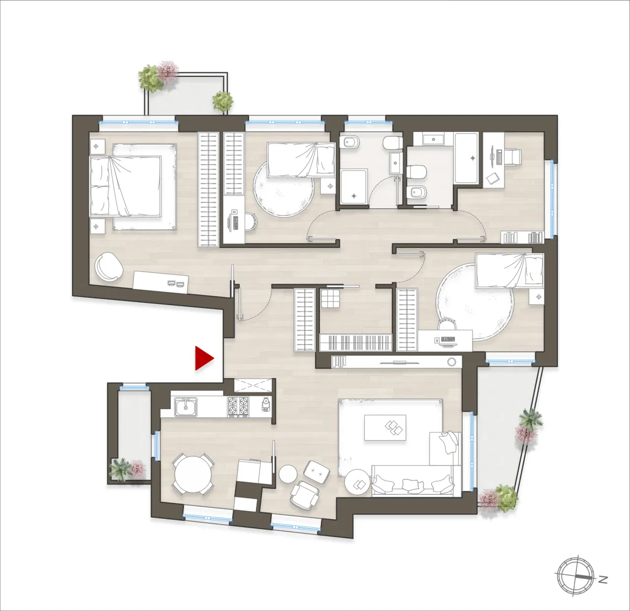 living - Cascina Corba 84 - Living - Dils - Planimetria - 1