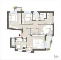 living - Cascina Corba 84 - Living - Dils - Planimetria thumbnail - 1