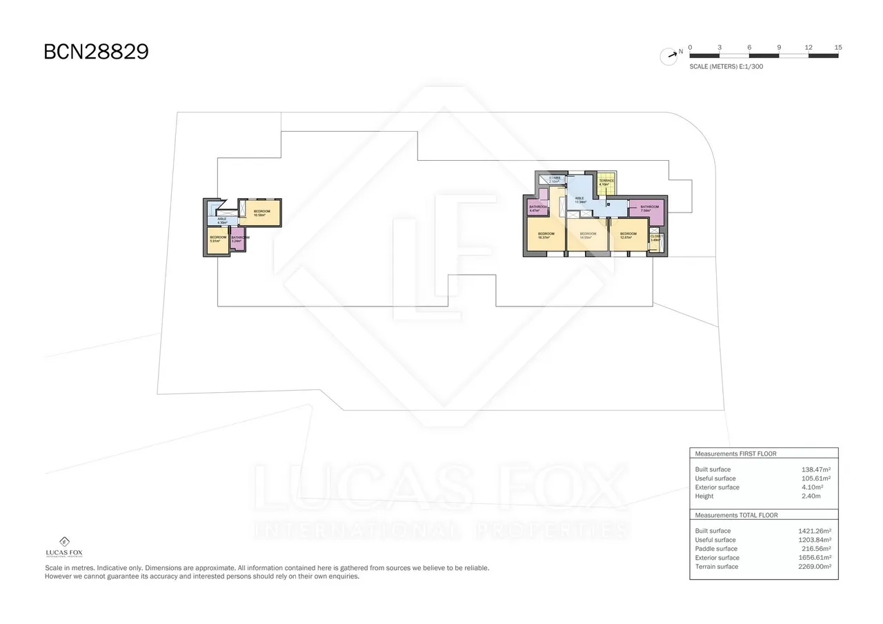 living - Casa / villa de 669m² en venta en Sarrià, Barcelona - Plano del piso - 3