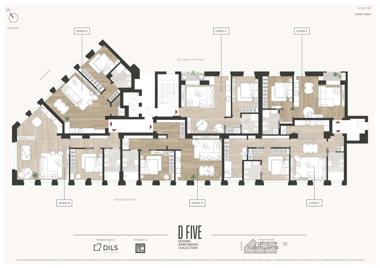 living - D Five - Living - Dils - Plan d'étage - 1