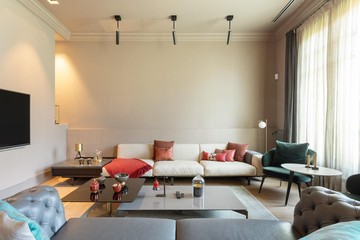 living - Piso de 210m² en venta en Eixample Derecho, Barcelona - featured