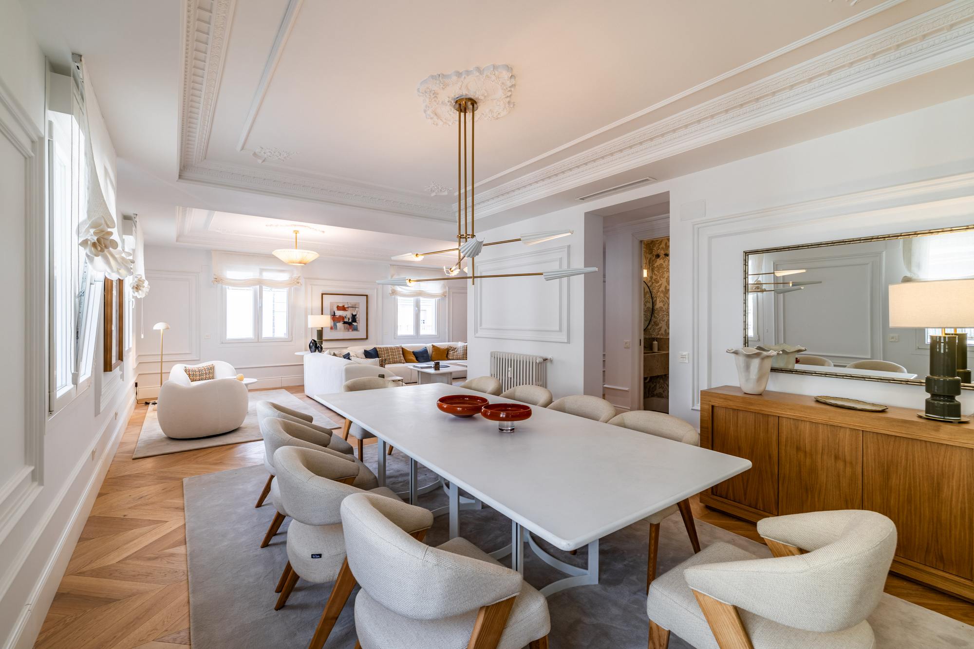 living - 316m² apartment for sale in Goya, Madrid - gallery - 3