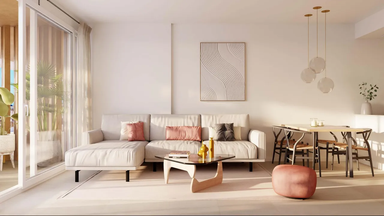 living - New-build apartment for sale with sea views in La Alcaidesa - gallery - 3