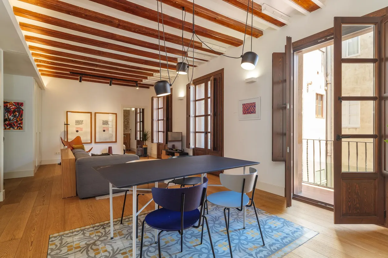 living - 84m² apartment with 9m² terrace for sale in Gótico - gallery - 2