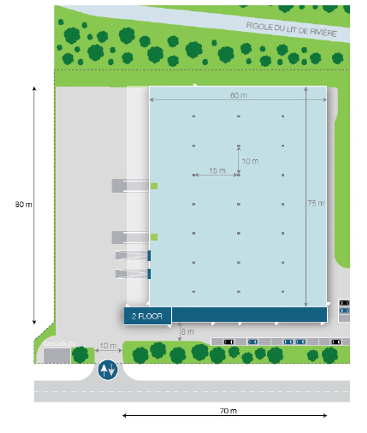 logistics - Warehouse / Offices For Rent - Planimetria - 1