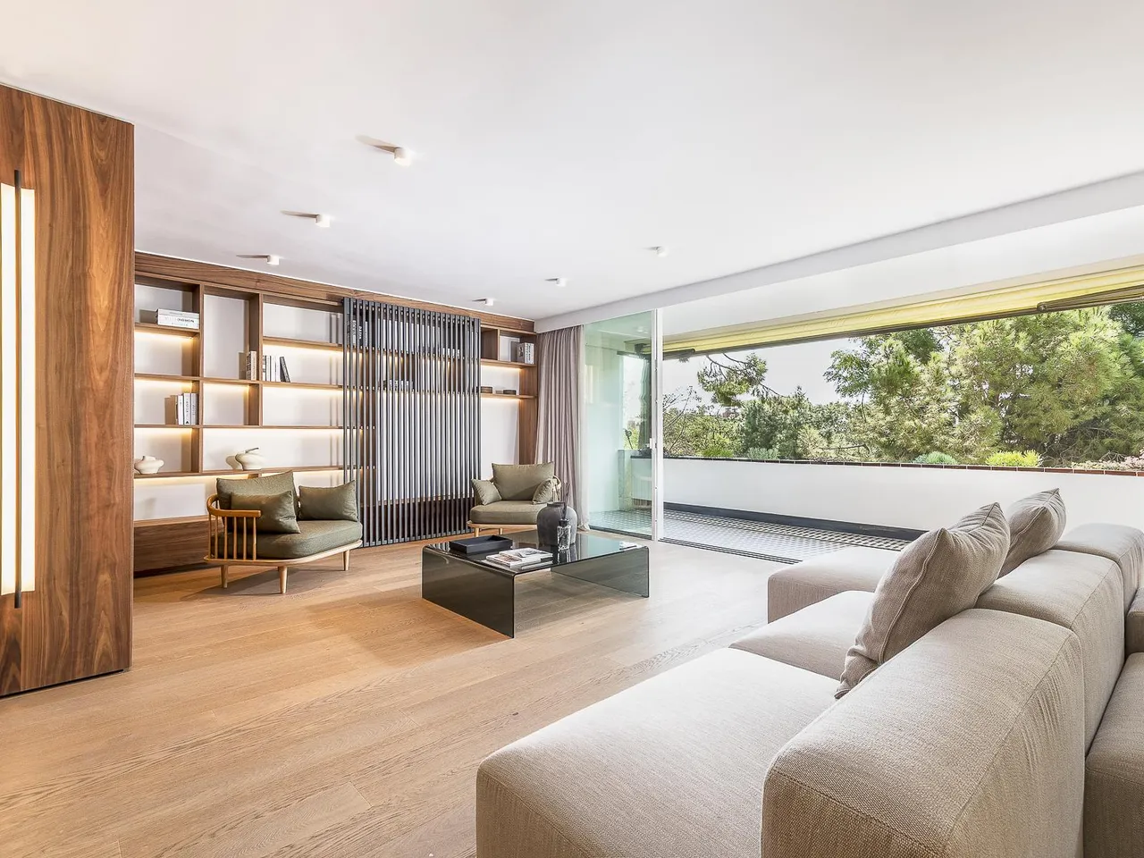 living - Piso de 260m² con 17m² terraza en venta en Pedralbes - gallery - 3