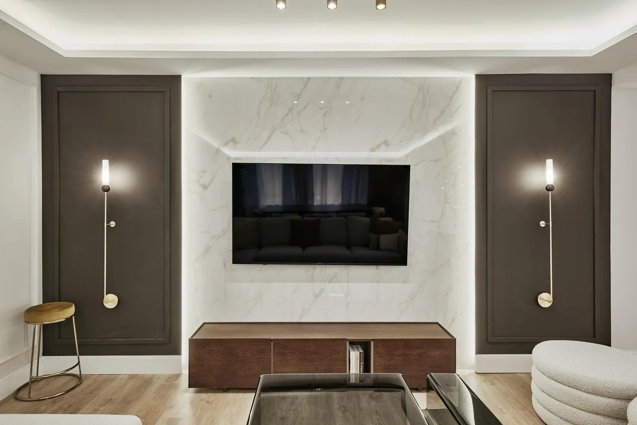 living - Piso de 161m² en venta en Castellana, Madrid - gallery - 2