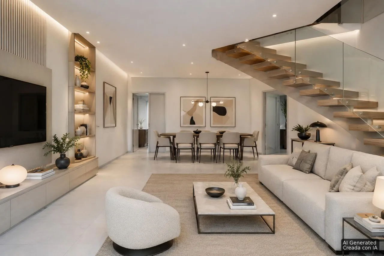 living - 176m² penthouse with 14m² terrace for sale in Eixample Left - gallery - 3