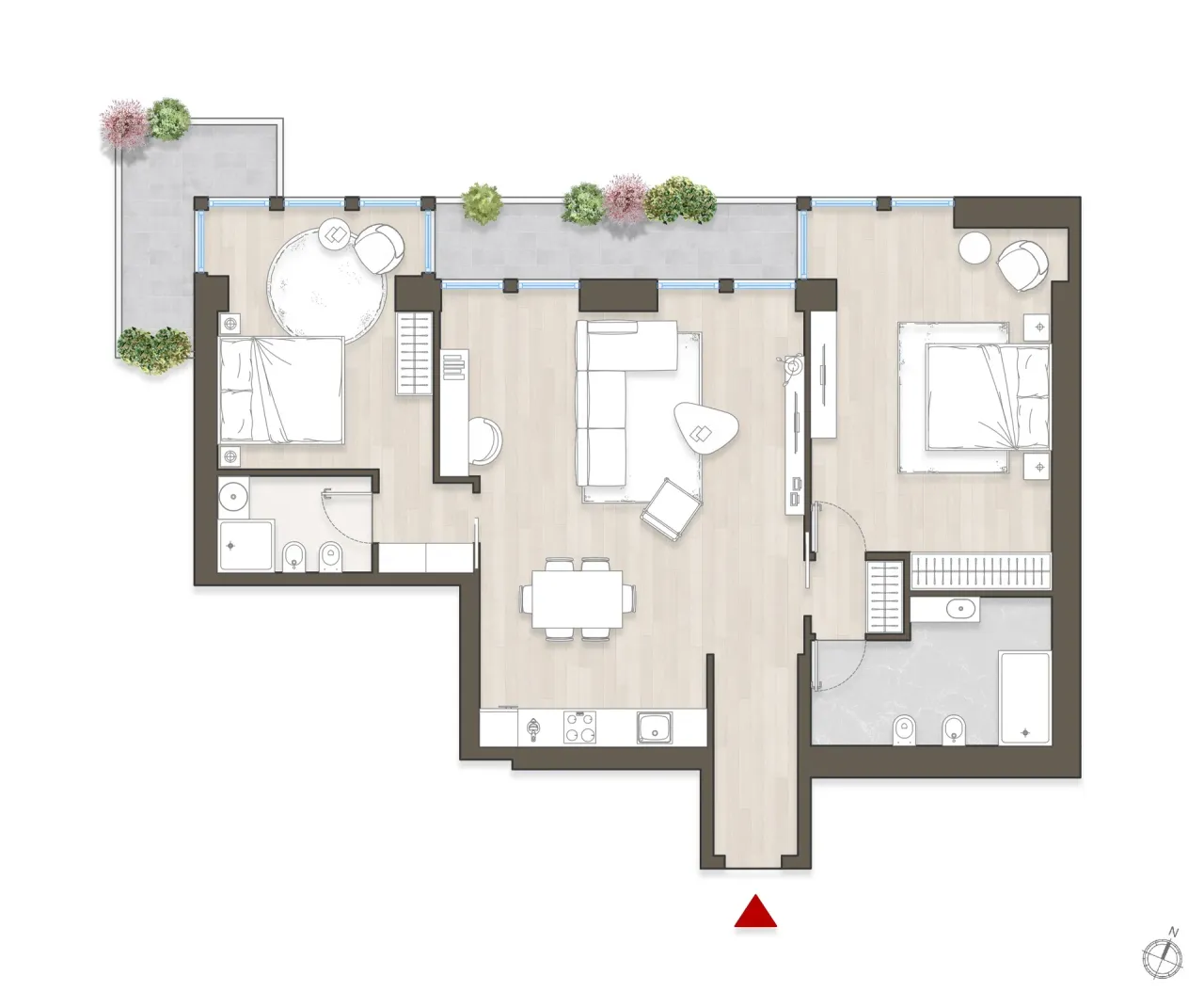 living - Marina 3 - Living - Dils - Floor Plan - 1